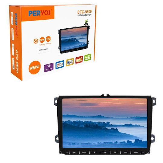 PerVoi Sistem Audio Auto 2 DIN (Bluetooth/USB) cu Ecran Tactil 9"