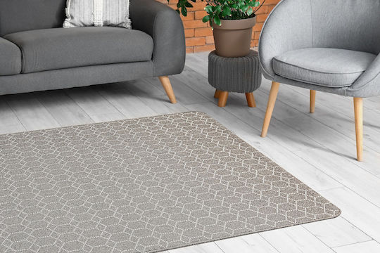 Nikotex Carpets Αντιολισθητικό Χαλί Σαλονιού Belmont Γκρι-άσπρο 133x190