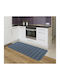 Nikotex Carpets Non-Slip Kitchen Runner Mat Belmont Blue-Ivory 80x150