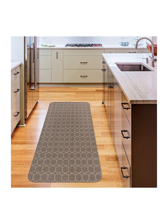 Nikotex Carpets Αντιολισθητικό Πατάκι Διάδρομος Κουζίνας Belmont Μόκα-ζαχαρί 67x200