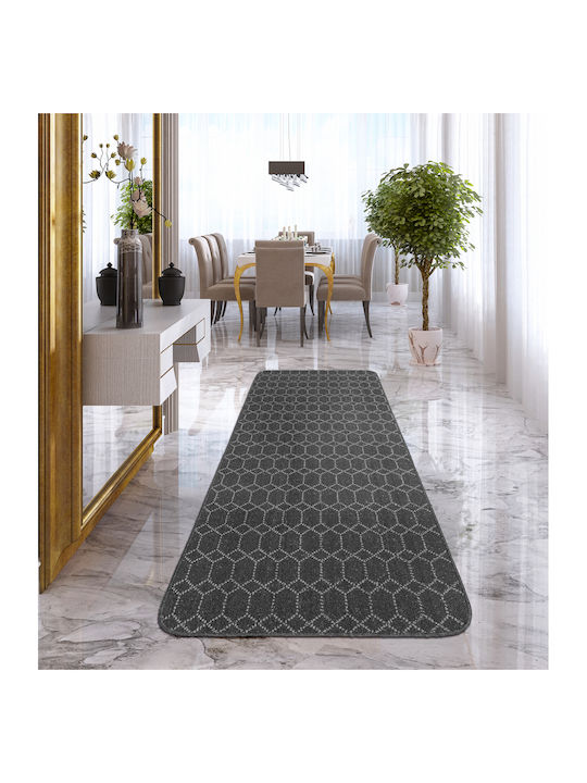 Nikotex Carpets Non-Slip Kitchen Runner Mat Belmont Grey-Sugar 80x200