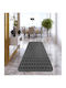 Nikotex Carpets Non-Slip Kitchen Runner Mat Belmont Grey-Sugar 80x200