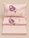 Comfort Single Cotton Sheets Set Pink 270x165cm 3 Pieces