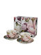 Set Of Multicolour Porcelain Coffee Cups 270ml 2 Pieces