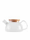 Green Touch Teapot with Filter Glass Transparent 750ml