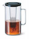 Simax Τσαγιέρα με Φίλτρο Γυάλινη Διάφανη 2500ml