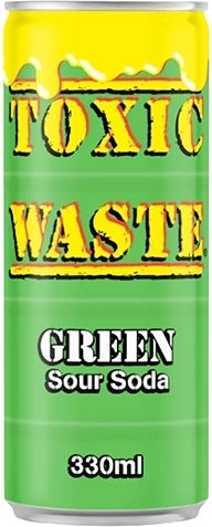 Toxic Waste Σόδα με Ανθρακικό σε Κουτί 330ml