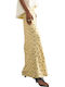 Satin Polka Dot Skirt Buttercream