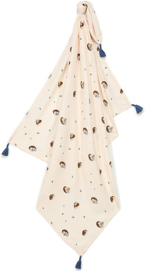 La Millou Babydecke Wickeltücher für Kinderzimmer Bambus Beige 100x120cm