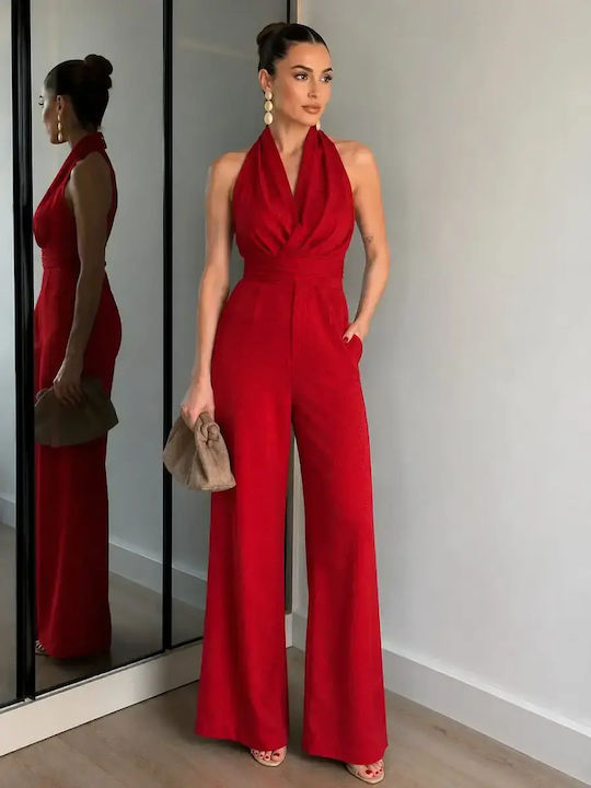Women’s Red One-piece Jumpsuit