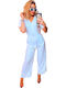 Women's White One-piece Jumpsuit P-324