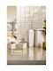 SteweHome Bathroom Accessory Set Plastic Beige 5 Pieces