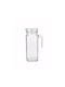 Cană De Apă Din Sticlă Pătrată Line 1l Capac – 8x8x23.5cm