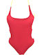Women's One Piece Swimsuit K.wx-121 Burgundy