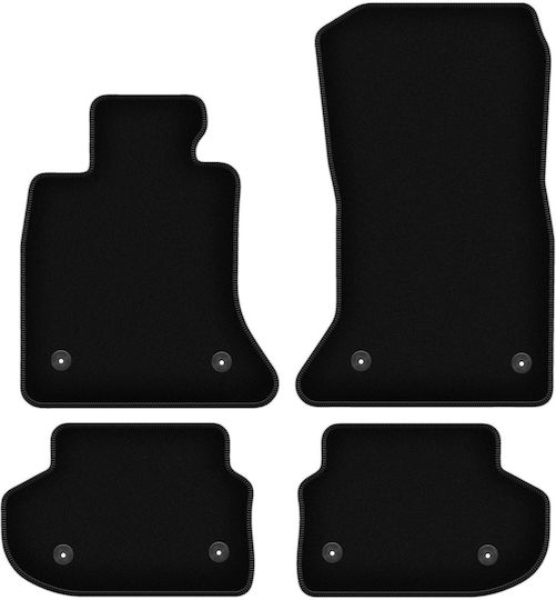 Basic Black Velour Mats Bmw 5 F10_fl Sedan 2013-2017