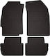 Rubber Car Mats Opel Karl Hatchback 2015-2019 Black Fitted
