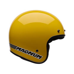 Bell Magnum Solides Gelbes Motorradhelm Jet DOT / ECE 22.06 980gr