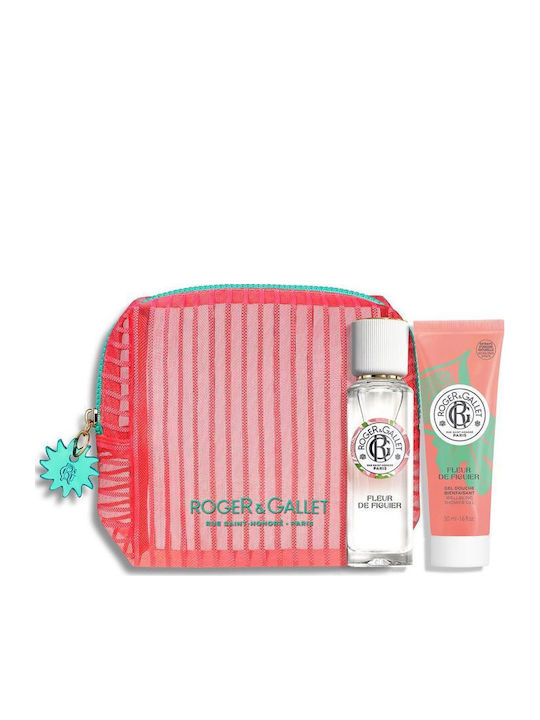 Roger & Gallet Summer Pouch Fleur de Figuier Комплект за Грижа за Почистване на Тялото Roger & Gallet Summer Pouch Fleur de Figuier Комплект за Грижа за Почистване на Тялото
