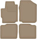 Velour Car Mats Daihatsu Materia Minivan 2007-2011 Beige