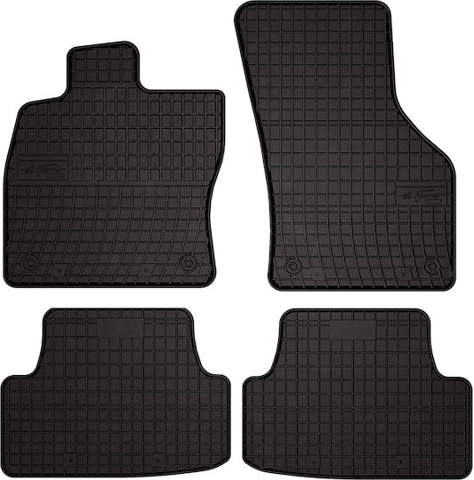 Rubber Car Mats Volkswagen Golf Vii Alltrack Hatchback Estate Variant 2012-2020 Black Fitted
