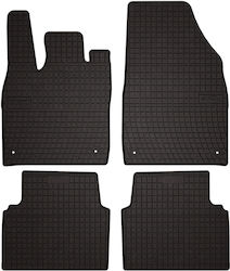 Rubber Car Mats Volkswagen Id.3 Hatchback 2019 Black Fitted Rubber Car Mats Volkswagen Id.3 Hatchback 2019 Black Fitted