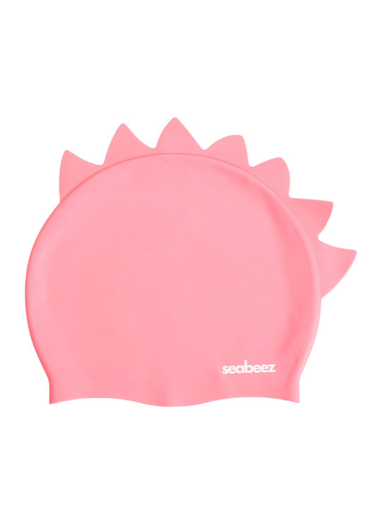 Seabeez Spike Kids Swim Cap Rose Pink