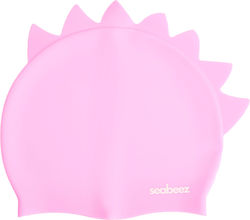 Seabeez Spike Kids Swim Cap Pink