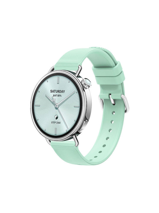 Λουράκι Xiaomi Watch S4 41mm Σιλικόνης Υφή Lake Green