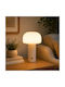Table Lamp LED with White Shade and Base