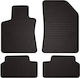 Rubber Car Mats Peugeot 308 Ii Hatchback 2013-2021 Black Fitted
