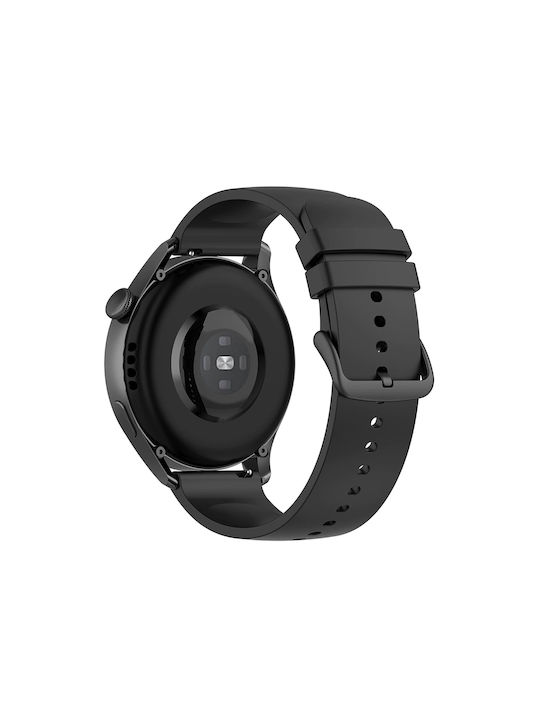 Silicone Strap Softflex Black Clasp Xiaomi Watch 5 47mm Black