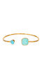Awear Women's Gold Plated Steel Handcuff Bracelet