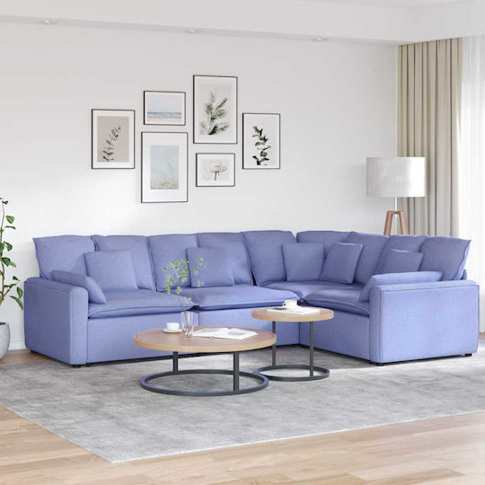 Ecksofa Blau 317x217x64cm