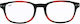 Square Reading Glasses Blue Block 1.75