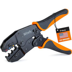 Wirefy Selbstregulierte Crimpzange Für Akrodekton Durchmesserbereich 0.5 - 10mm² Mit Ratschenmechanismus Wirefy Selbstregulierte Crimpzange Für Akrodekton Durchmesserbereich 0.5 - 10mm² Mit Ratschenmechanismus