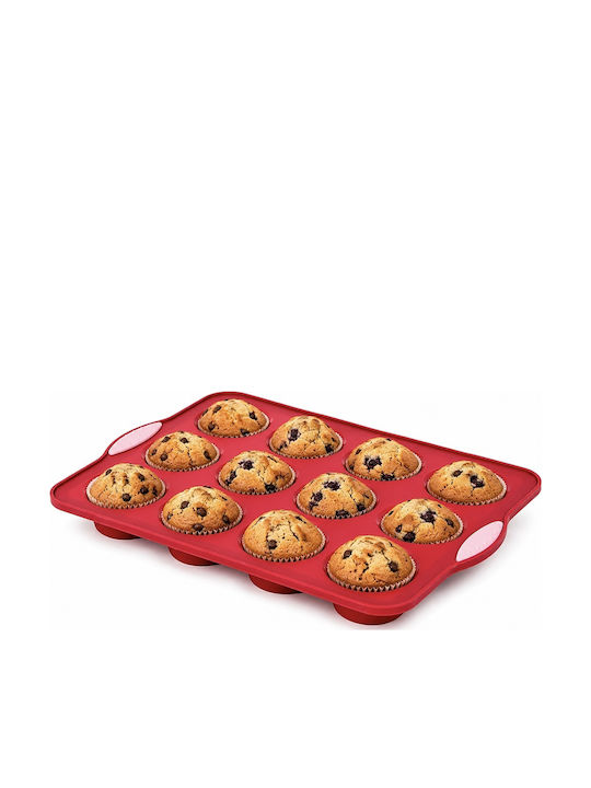 Φόρμα Ζαχαροπλαστικής για Cupcakes/Muffins από Σιλικόνη