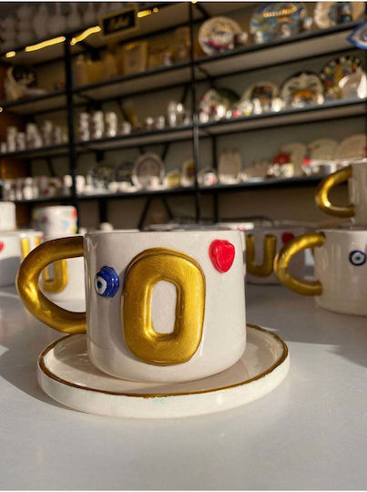 SteweHome Ceramic White Coffee Cup 135ml