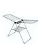 SteweHome Folding Floor Clothes Drying Rack Made of Plastic with Hanging Length 21m