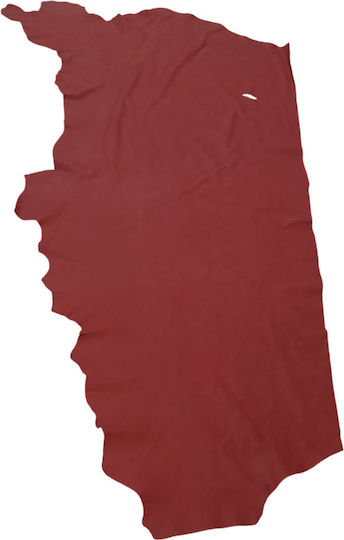 JGS S.A. Upholstery Leather Soft Burgundy Colour 04-03 1 91m² Napa Cowhide