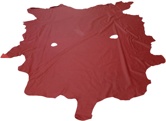 JGS S.A. Furniture Leather Soft Burgundy Colour 04-03 4 98m² Napa of Cowhide