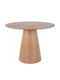 Detroit 733 Rund Esstisch Ausziehbar Holz Natur Holzfurnier 77x77cm