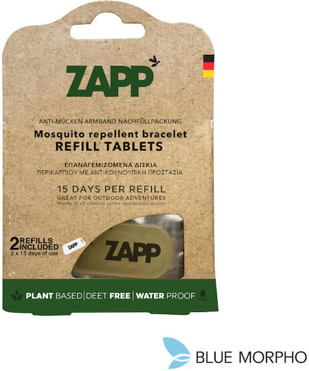 Zapp Brățară Antitantantari Rezistentă la Apă 2 Rezerve 0