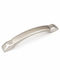La Belle Maison Furniture Handle Made of Zamak Matte Nickel with Hole Centers 96mm D9695