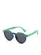 Techsuit Ochelari De Soare Pentru Copii Rotunzi Cu Lentile Polarized Verzi