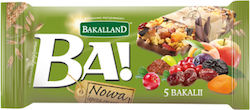Bakalland Μπάρα Ενέργειας / Ξηρών Καρπών με Cranberry 40gr