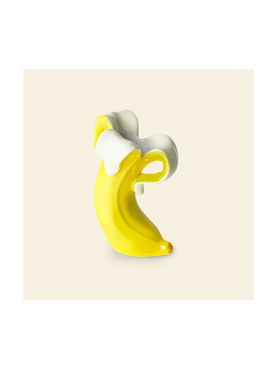 Donkey Διακοσμητικό Βάζο Γυάλινο Banana Romance Κίτρινο