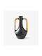Phos & Gaia Decorative Ceramic Vase Selayar Black