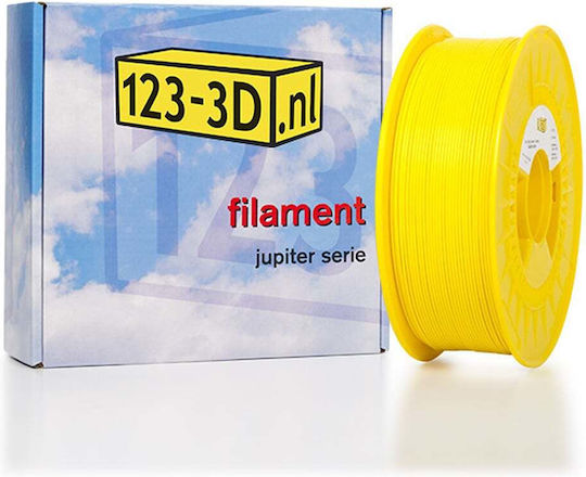 Jupiter PLA 3D Printer Filament 1.75mm Yellow 1kg