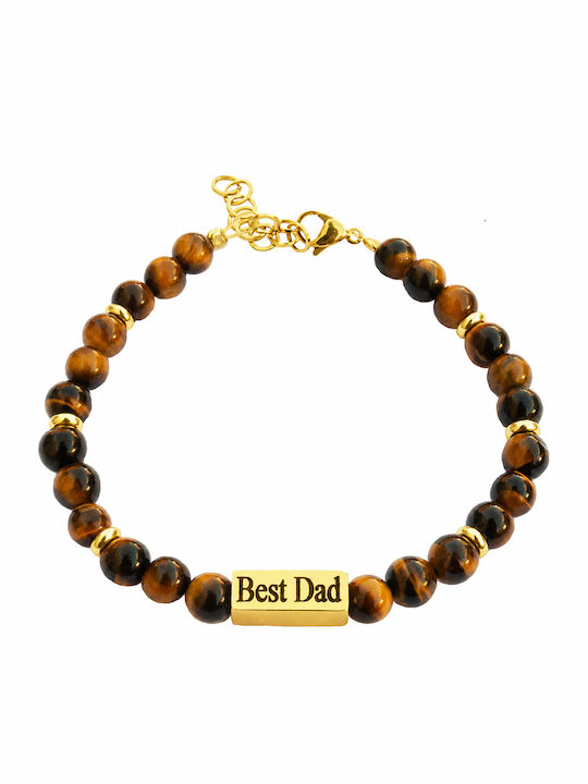 Theodora's Jewellery Ανδρικό Βραχιόλι από Ατσάλι Theodora's Jewellery Ανδρικό Βραχιόλι από Ατσάλι