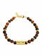 Theodora's Jewellery Men's Bracelet With Eye Design Made Of Gold Plated Steel Jt-B85003-Gold